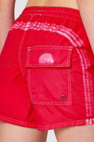 Short de bain - Rouge