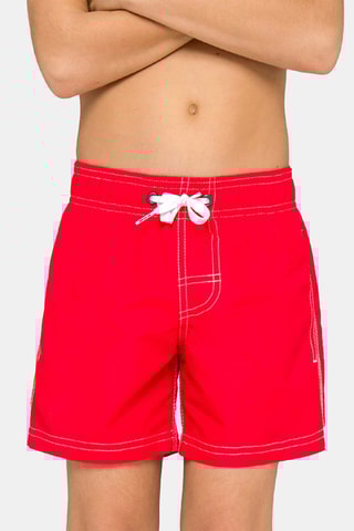 Short de bain - Rouge