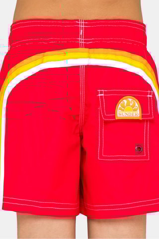 Short de bain - Rouge