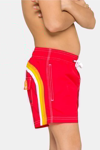Short de bain - Rouge