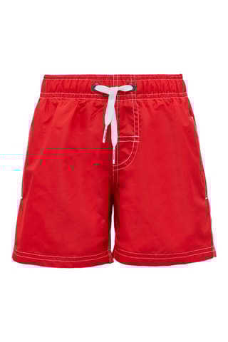 Short de bain - Rouge