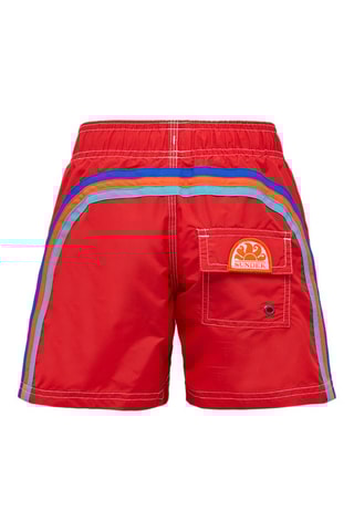 Short de bain - Rouge
