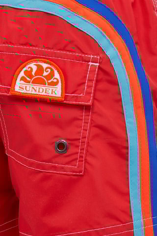 Short de bain - Rouge