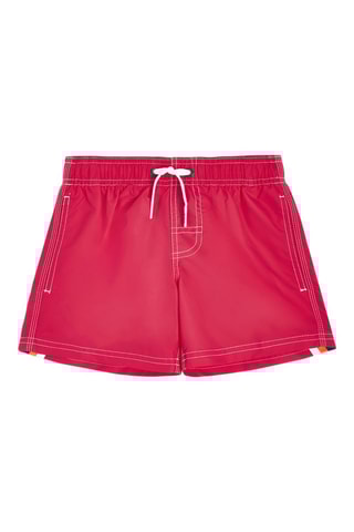 Short de bain - Rouge