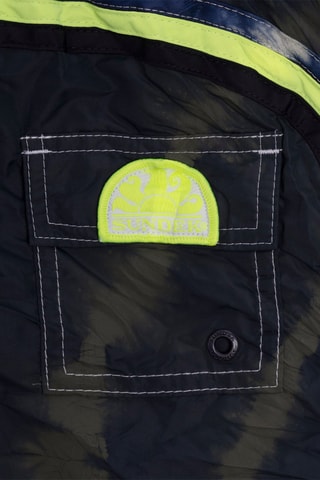 Short de bain tie and dye - Bleu nuit