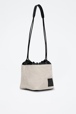 Sac porté épaule - Noir et écru