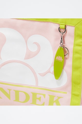 Tote bag - Vert clair et rose