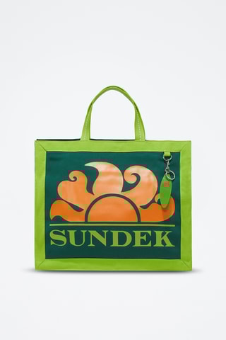 Tote bag - Vert et orange