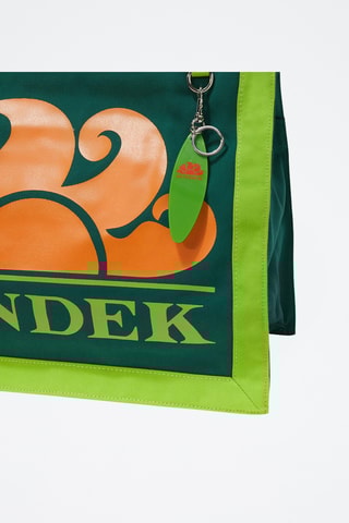 Tote bag - Vert et orange