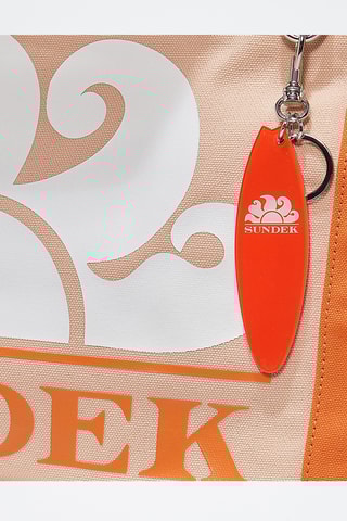 Tote bag - Orange et beige