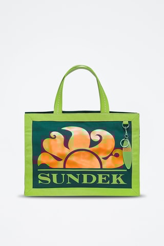 Tote bag - Vert et orange