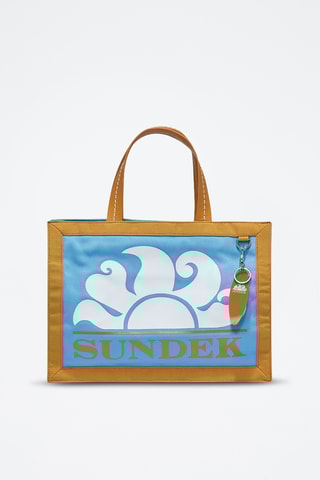 Tote bag - Ciel et beige