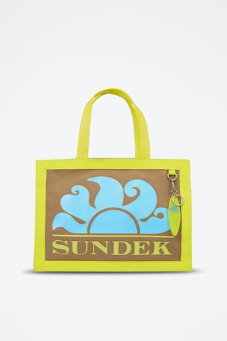 Tote bag - Vert clair et marron clair