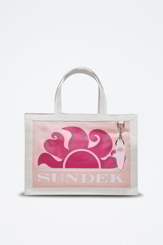 Tote bag - Blanc et rose