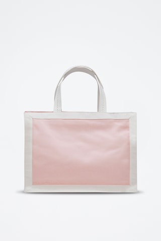 Tote bag - Blanc et rose