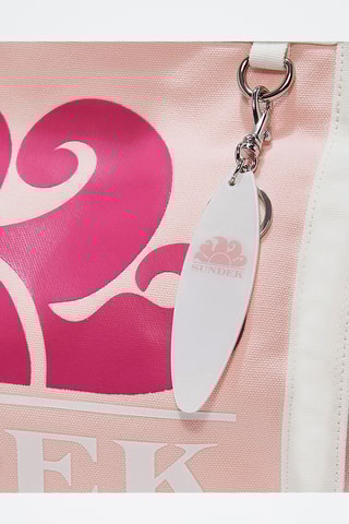 Tote bag - Blanc et rose