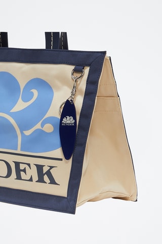 Tote bag - Bleu et écru