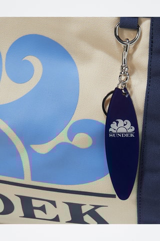 Tote bag - Bleu et écru