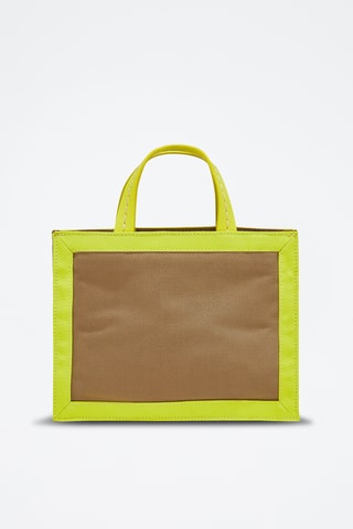 Tote bag - Vert clair et marron clair