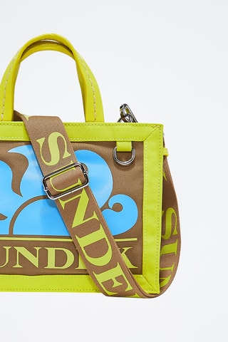 Tote bag - Vert clair et marron clair