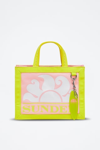 Tote bag - Vert olive et blanc