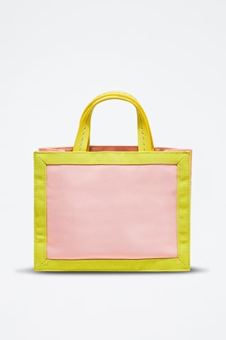 Tote bag - Vert olive et blanc