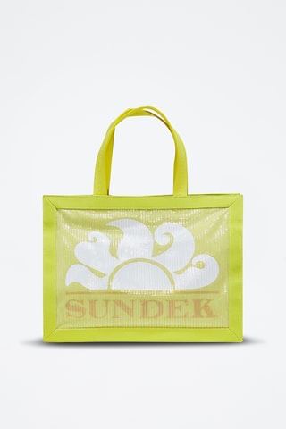 Tote bag - Vert olive et blanc