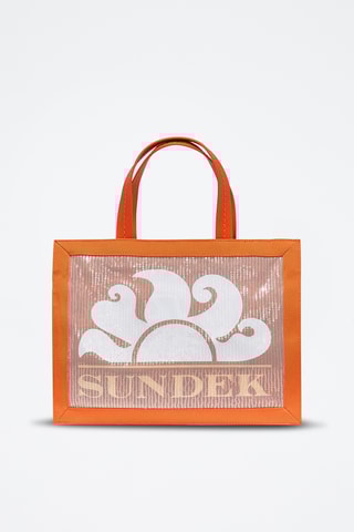 Tote bag - Orange et blanc