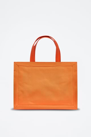 Tote bag - Orange et blanc