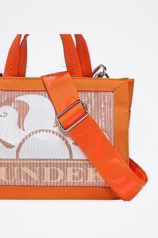 Tote bag - Orange et blanc