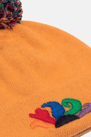 Bonnet en laine et cachemire - Orange