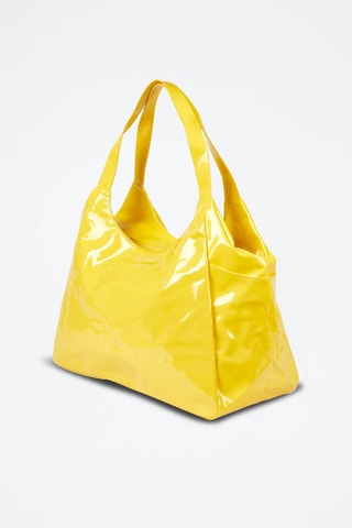 Sac à main verni - Jaune