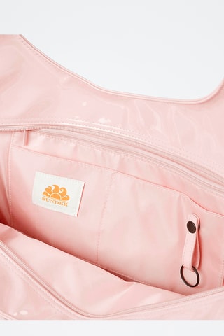 Sac à main verni - Rose poudré