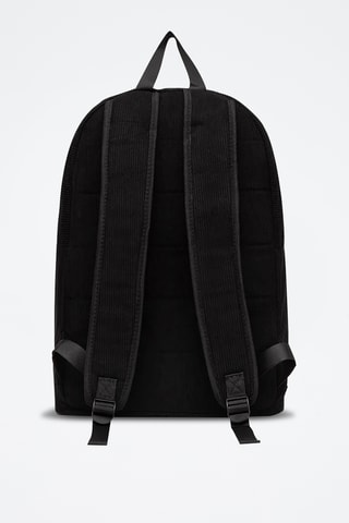 Sac à dos en velours - Noir