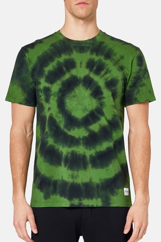 T-shirt tie and dye - Vert émeraude