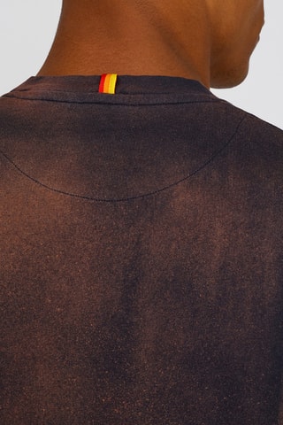 T-shirt tie and dye - Rouge