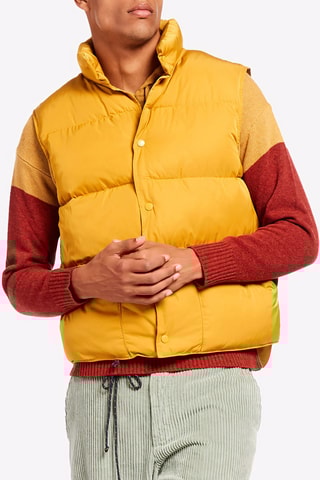 Doudoune sans manches - Jaune