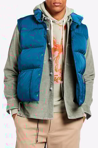 Doudoune sans manches - Bleu pétrole