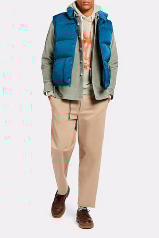 Doudoune sans manches - Bleu pétrole