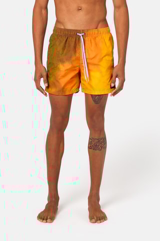 Short de bain tie and dye - Orange