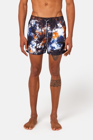 Short de bain tie and dye - Bleu foncé