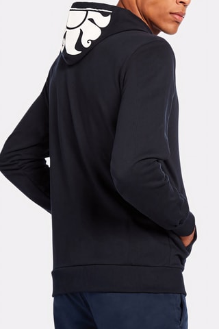 Sweat polaire à capuche - Bleu marine