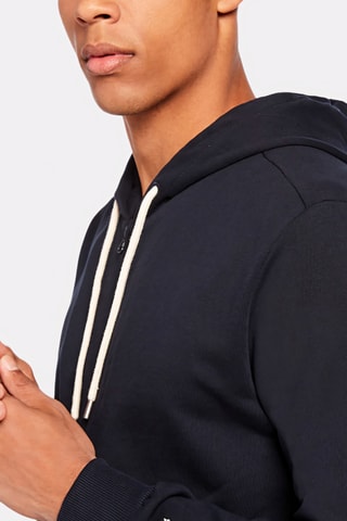 Sweat polaire à capuche - Bleu marine