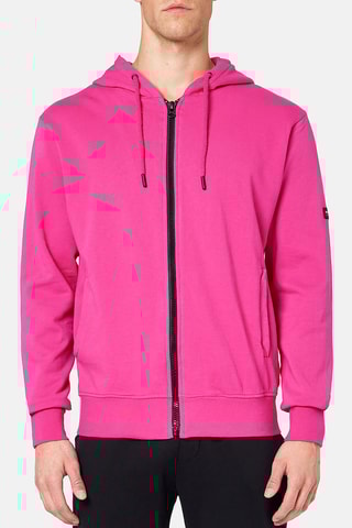 Sweat polaire à capuche - Rose