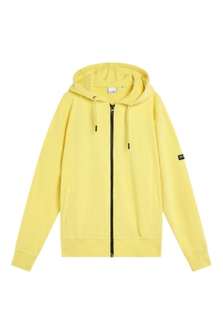 Sweat polaire à capuche - Jaune