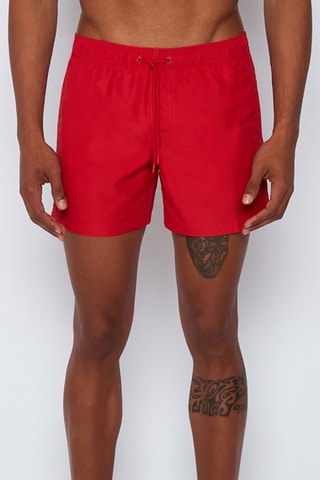 Short de bain - Rouge