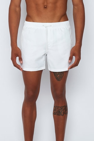 Short de bain - Blanc
