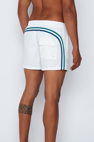 Short de bain - Blanc