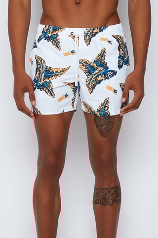 Short de bain - Blanc