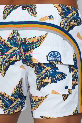 Short de bain - Blanc